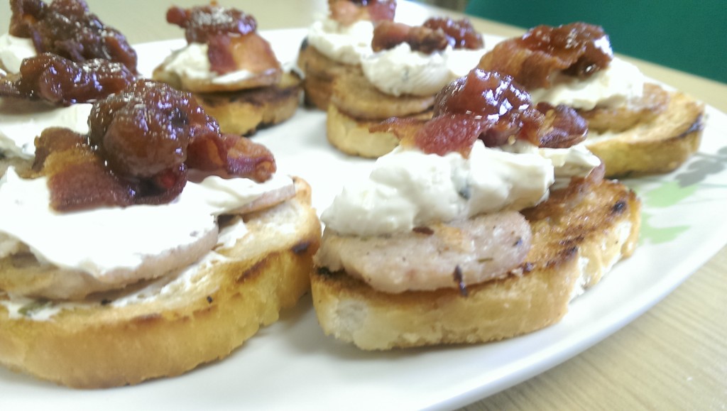 White Pudding Bruschetta 2